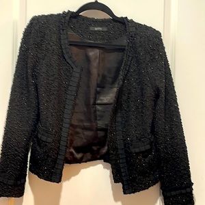 Vintage Sequins Black Jacket